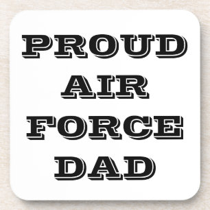 Coaster Set Proud Air Force Dad