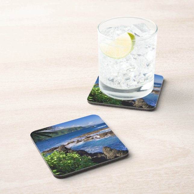 Coaster Set-Tropical Ocean Scene (Right Side)