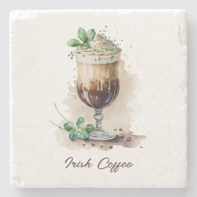 Coaster, Stone - Irish Coffee Coaster (Front)