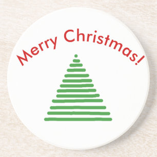 Coaster - Stylised Tree with Curved Text