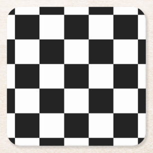 Coaster with Chequered Design
