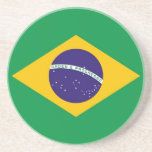 Coaster with Flag of Brazil<br><div class="desc">Protect your surfaces in style with our exclusive coaster featuring the flag of Brazil! Crafted with meticulous attention to detail, this coaster is more than just a functional item; it’s a celebration of Brazil’s vibrant culture and national pride. The striking design prominently displays the iconic Brazilian flag, making this coaster...</div>