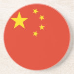 Coaster with Flag of China<br><div class="desc">Add a touch of Chinese pride to your home with our exclusive coaster featuring the flag of China! Designed with precision and style, this coaster is more than just a practical item; it’s a celebration of China’s cultural heritage. The vibrant flag of China is prominently displayed, making this coaster a...</div>