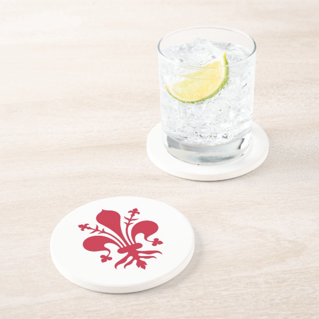 Coaster with Flag of Florence, Italy (Side)