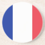 Coaster with Flag of France<br><div class="desc">Elegant Coaster with flag of France. This product its customizable.</div>