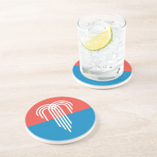 Coaster with Flag of Kansas City, Missouri