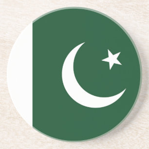 Coaster with Flag of Pakistan