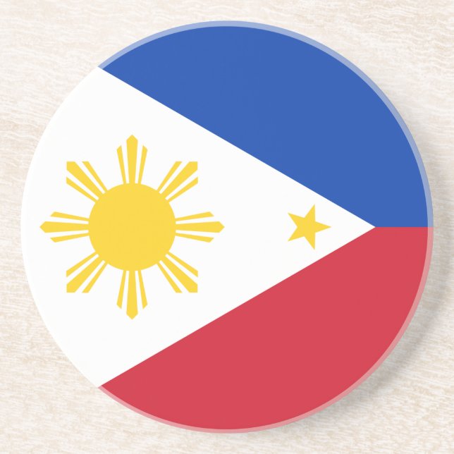 Coaster with Flag of Philippines (Front)