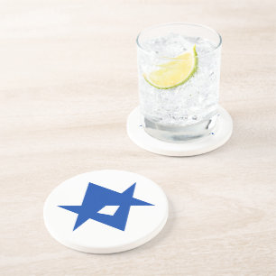 Coaster with Flag of Toyota City, Japan