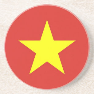 Coaster with Flag of Vietnam
