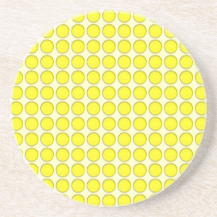 Coaster - Yellow Dots
