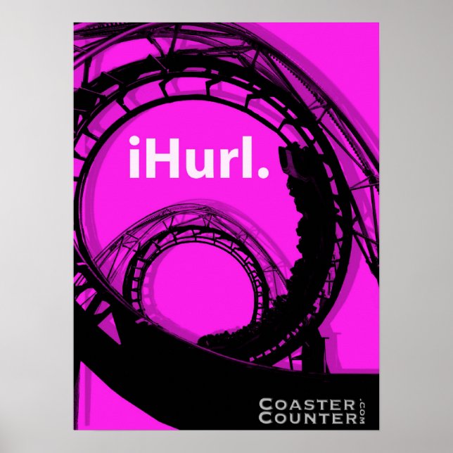 CoasterCounter.com iHurl Poster (Front)