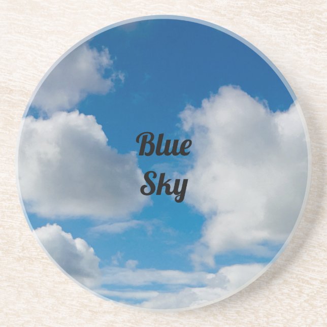 Coasters  Blue Cloud Sky (Front)