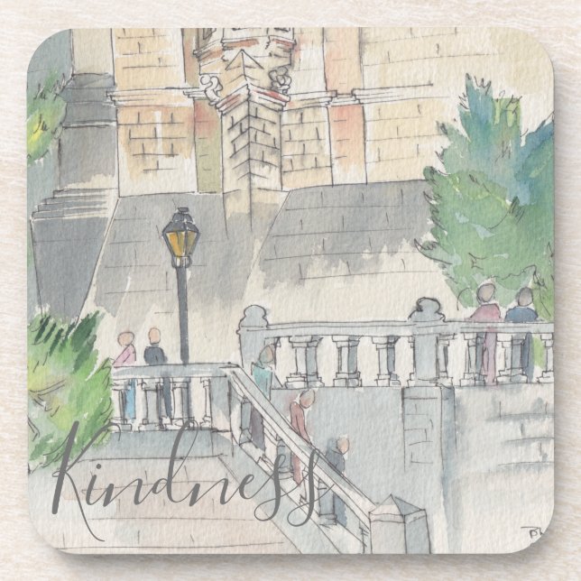Coasters "France Watercolor " (Front)