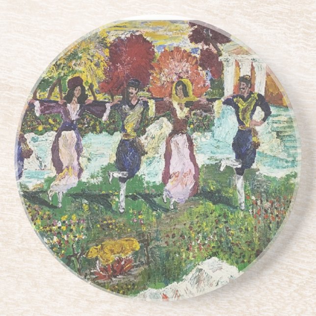 Coasters : Grecian Festival  (Front)