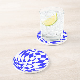 Coasters (sandstone) - 3D Chequerboard Ball