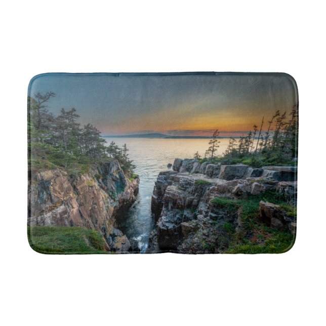 Coastline | Acadia National Park, Maine Bath Mat (Front)