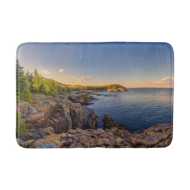 Coastline | Acadia National Park, Schooner Head Bath Mat (Front)