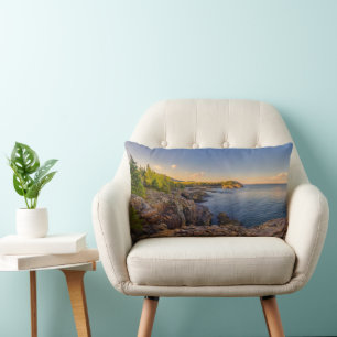 Coastline Acadia National Park, Schooner Head Lumbar Cushion