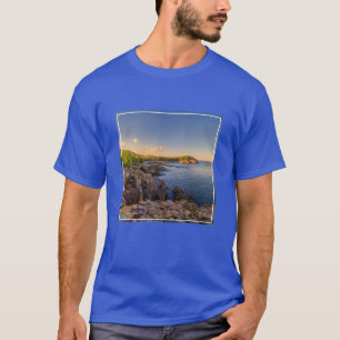 Coastline Acadia National Park, Schooner Head T-Shirt