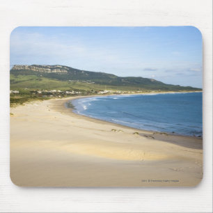 Coastline Beach Along The Coast Near Tarifa Mouse Pad