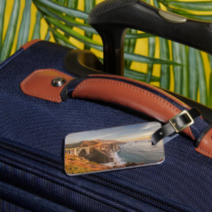 Coastline Bixby Bridge, Big Sur California Luggage Tag