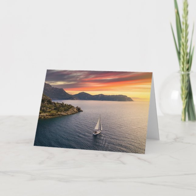 Coastline | Bodrum, Turkey Card (Front)