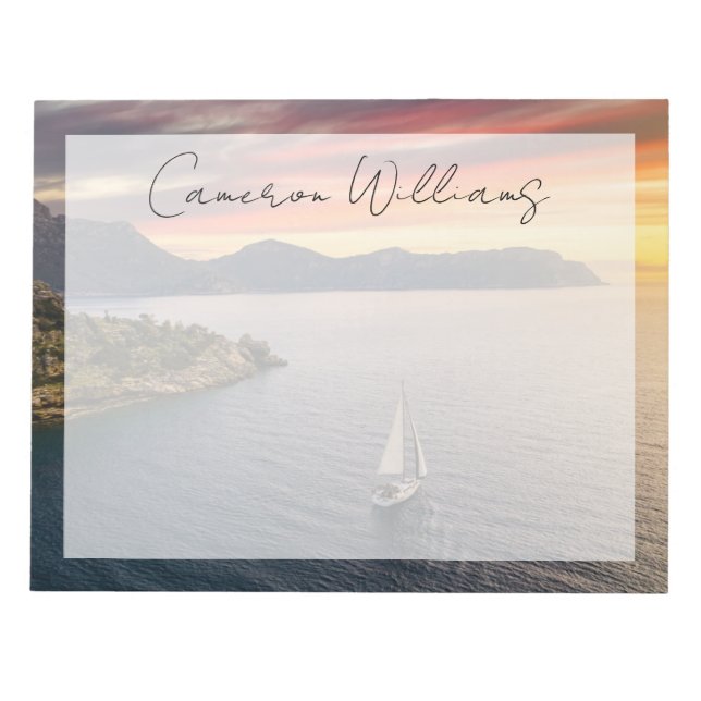 Coastline | Bodrum, Turkey Notepad (Front)