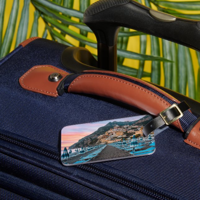 Coastline | Campania, Italy Luggage Tag (Front Insitu 3)