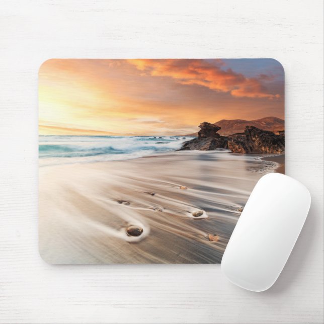 Coastline | Canary Islands, Spain Mouse Pad (With Mouse)