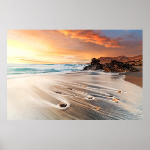 Coastline Canary Islands, Spain Poster