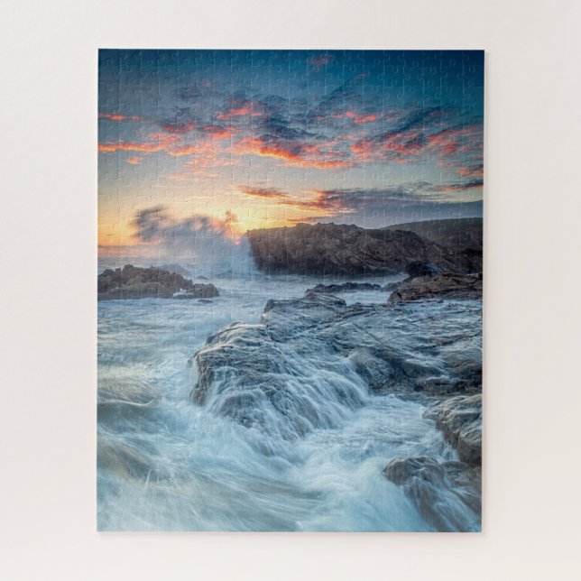 Coastline | Carmel California Jigsaw Puzzle (Vertical)
