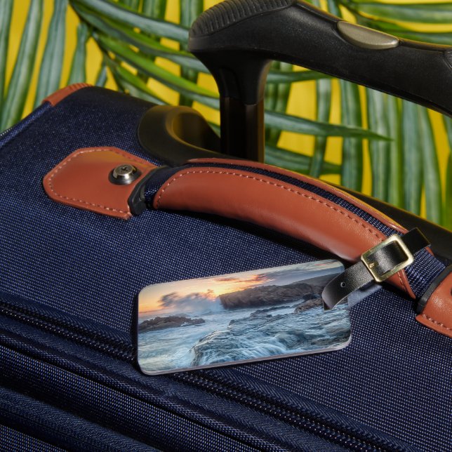 Coastline | Carmel California Luggage Tag (Front Insitu 3)