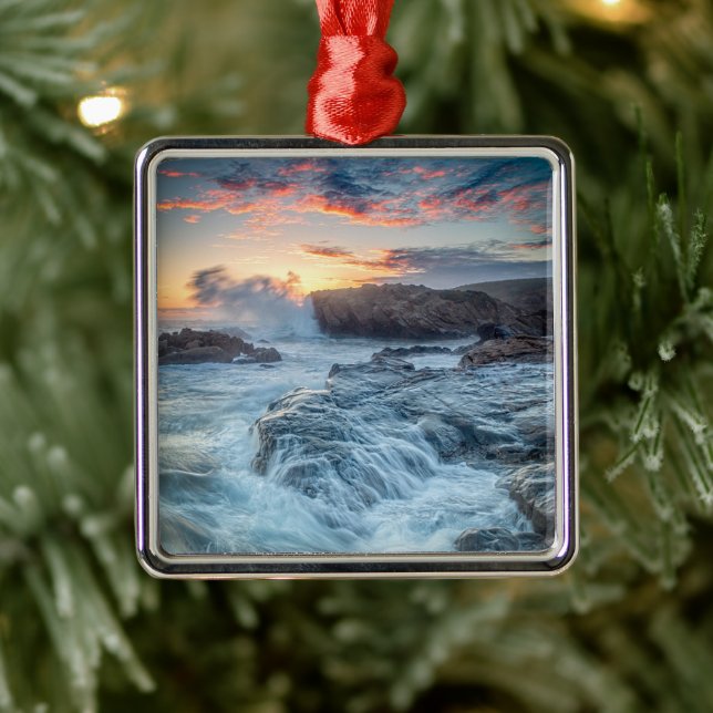 Coastline | Carmel California Metal Tree Decoration (Tree)