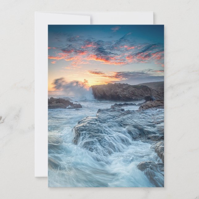 Coastline | Carmel California Thank You Card (Front)