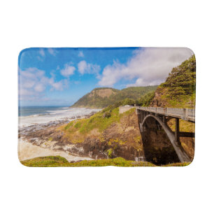 Coastline Cook's Chasm, Yachats, Oregon Bath Mat