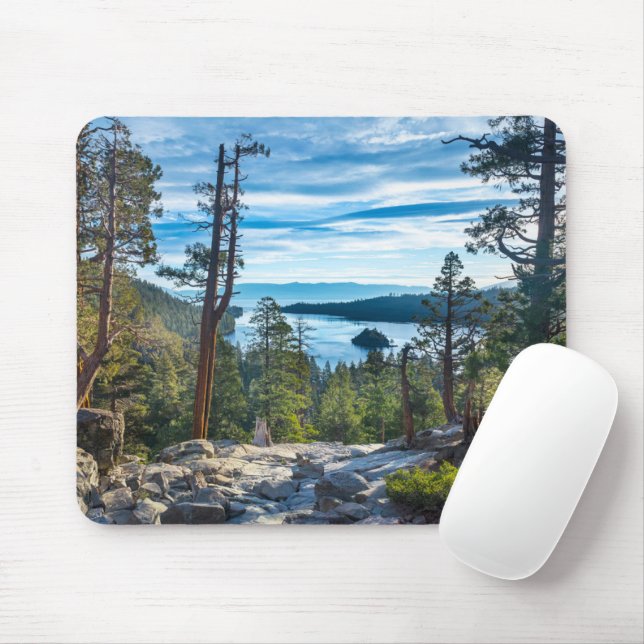 Coastline | Emerald Bay, Lake Tahoe, California Mouse Pad (With Mouse)