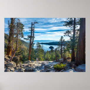Coastline Emerald Bay, Lake Tahoe, California Poster