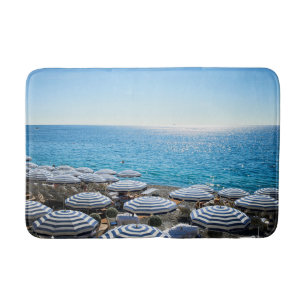 Coastline   French Riviera, Nice France Bath Mat