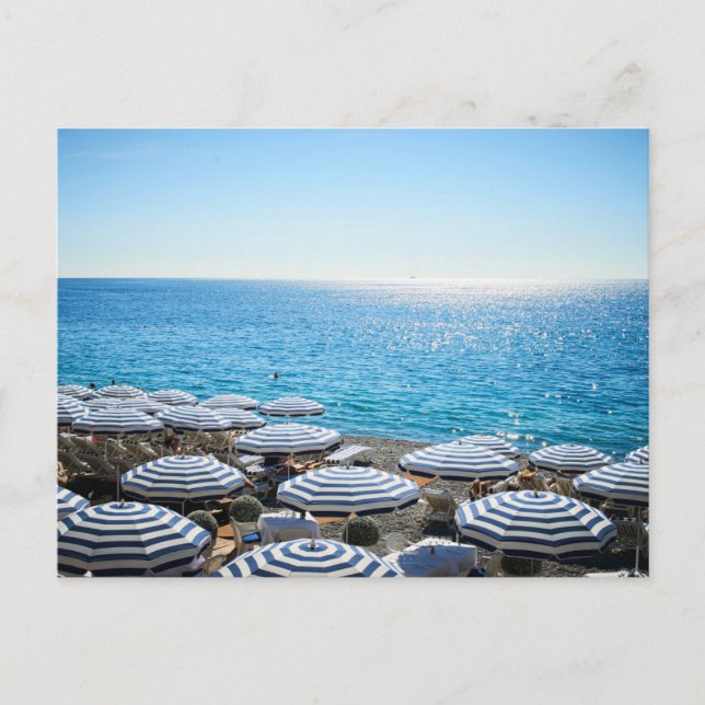 Coastline | French Riviera, Nice France Postcard (Front)