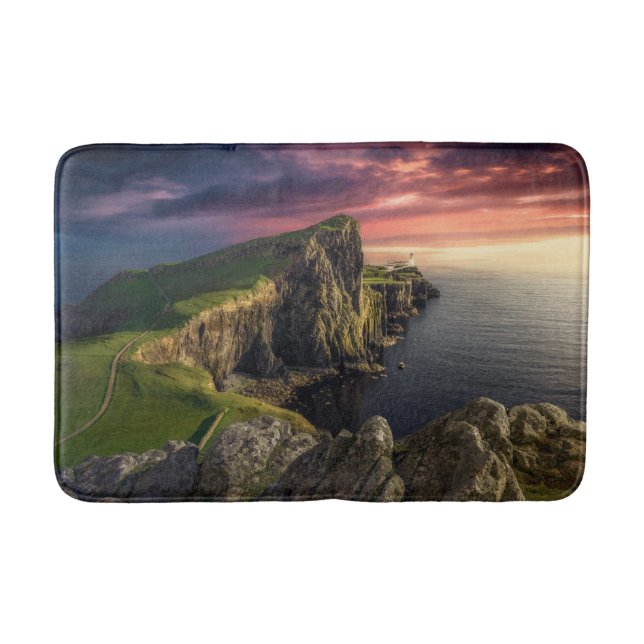 Coastline | Isle of Skye, Scotland Bath Mat (Front)