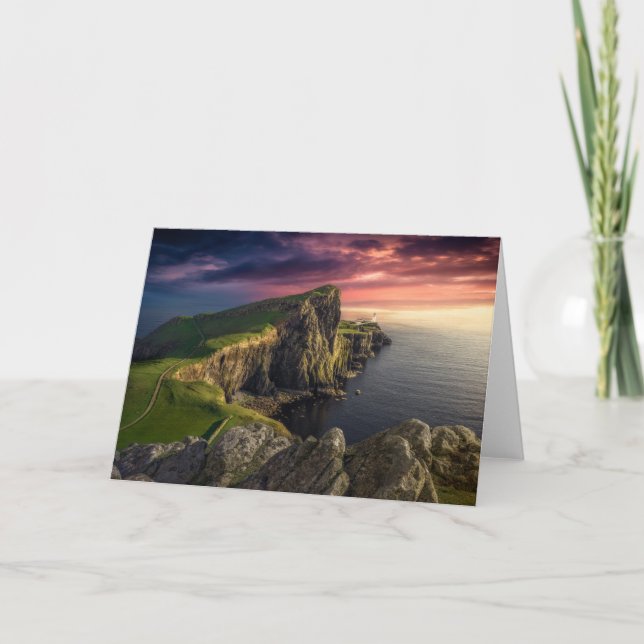 Coastline | Isle of Skye, Scotland Card (Front)