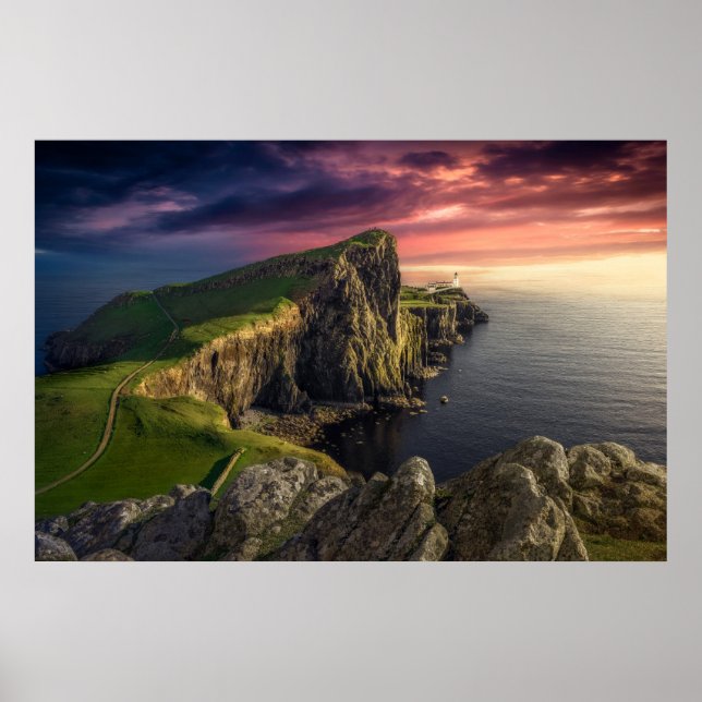 Coastline | Isle of Skye, Scotland Poster (Front)