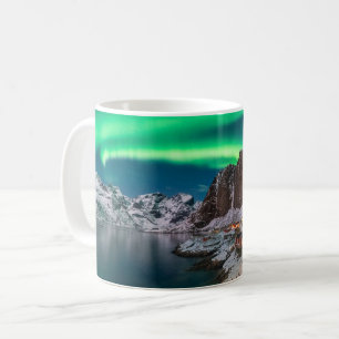 Coastline   Lofoten Islands, Hamnoy, Norway Coffee Mug