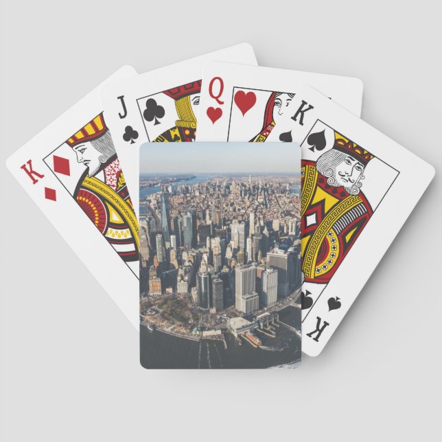 Coastline | Manhattan, New York City Playing Cards (Back)
