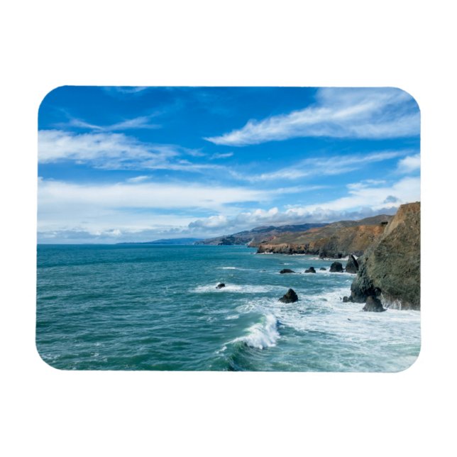 Coastline | Marin Headlands, California Magnet (Horizontal)