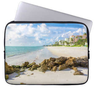Coastline Naples Pier, Southwest Florida Laptop Sleeve