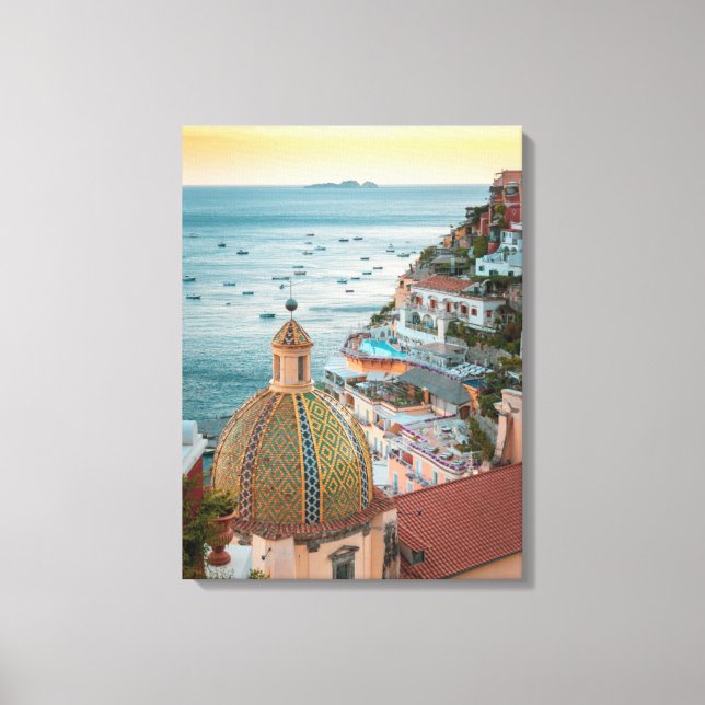 Coastline | Positano, Amalfi Coast, Italy Canvas Print (Front)
