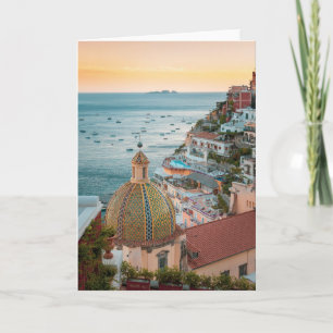 Coastline   Positano, Amalfi Coast, Italy Card