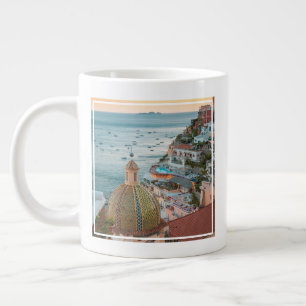 Coastline   Positano, Amalfi Coast, Italy Large Coffee Mug